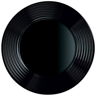 Arcoroc ARC L7613 Harena Teller flach, 19 cm, Opalglas, schwarz