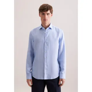 Seidensticker Leinenhemd Slim Fit Blau XL