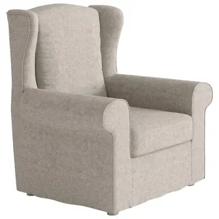 Livetastic Ohrensessel Madonna, Creme, Metall, 88x105x90 cm, Made in EU, Wohnzimmer, Sessel, Ohrensessel
