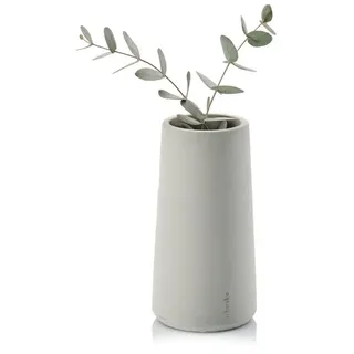 beske Tischvase Betonvase ‘Eiskar Media’ (10cm, h25cm) in 5 Farben, Farbige Betonvase aus der Beske-Manufaktur grün