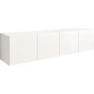 Lowboard BORCHARDT MÖBEL "Vaasa" Sideboards Gr. B/H/T: 152 cm x 35 cm x 35 cm, 4, weiß (weiß matt) Lowboards
