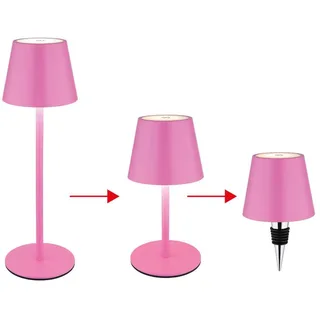 GLOBO Flaschenaufsatz Tischleuchte Pink