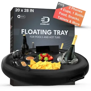 DIVEBLAST: Hochwertiger schwimmender Getränkehalter für Pool und Whirlpool – Becherhalter für den Strand und den Außenbereich – Lustige, vielseitige und tragbare Servierstange