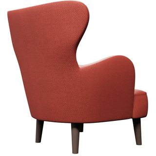 Sessel HOME AFFAIRE "SICILIA", rot (ziegelrot), B:88cm H:88cm T:64cm, 100% Polyester, Sessel, Sessel, moderner Ohrensessel