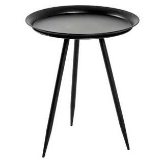 Haku-Möbel Beistelltisch 20511, schwarz, 44 x 54cm (Ø/H), rund