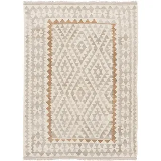 Nain Trading Orientteppich Kelim Afghan Heritage 152x207 Handgewebter Orientteppich, rechteckig, Höhe: 5 mm beige