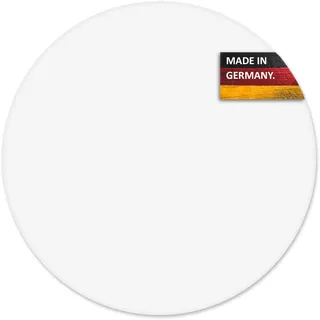 younikat Mauspad weiß I Ø 22 cm rund Mousepad in Standard-Größe rutschfest wasserabweisend I schlicht modern zeitlos neutral I geeignet für alle gängigen Computermäuse I dv279