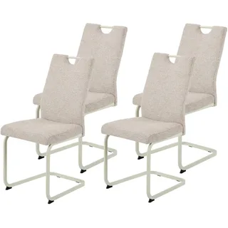 Hela Freischwinger TIVOLI Polyester beige 4er Set