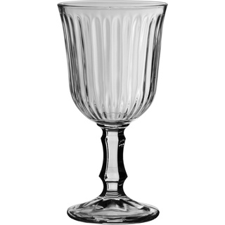 Côté Table Seite Tisch 5965 Belém Weinglas mit Fuß Silber 18 cl 7,5 x 7,5 x 14,5 cm (6 Stück)