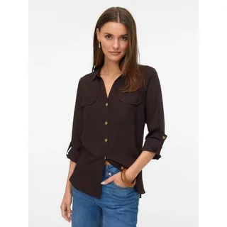 Vero Moda Hemdbluse Viskose Braun XL