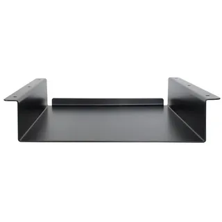 Natural Goods Berlin 1x Tischfach LADE Schreibtisch Ablage Schublade Unterkonstruktion Halterung hängend Organizer Materialschrank Aufbewahrungsbox Plattenunterbau Metall (300mm, Schwarz)