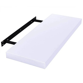 EUGAD Wandregal, 1-tlg., Wandregal WandBoard in verschiedenen Farben Größen Weiß, 40x3.8x23 cm weiß 40 cm x 3.8 cm x 23 cm