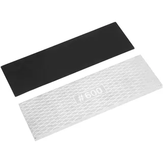 Diamant Schleifstein,Sharpening Stone,Knife Sharpener,Stechbeitel Schleifhilfe,Messerschärfer mit rutschfester Gummimatte,für Küchengeräte und den Außeneinsatz,Körnung #160#600 ﻿