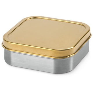 To-go-Lunchbox - gold - Edelstahl