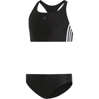 adidas Damen 3-Streifen Bikini, BLACK/WHITE, 140