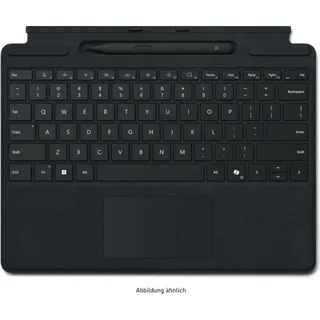 Microsoft Surface Pro Tastatur mit Slim Pen für Microsoft Surface Pro Schwarz