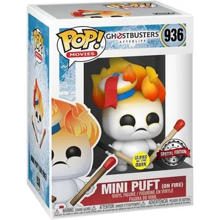 Funko Spielfigur Ghostbusters Mini Puft (On Fire) 936 SP Glows Pop!