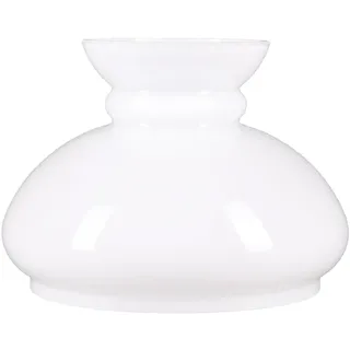 Lampenglas Petroleumglas Ersatzglas Lampenschirm Leuchtenglas Ø 141mm glanz Lampenschirm Opalglas Weiß