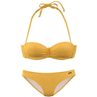 Buffalo Bügel-Bandeau-Bikini Damen Gelb 40 Cup B