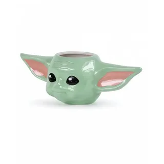 Half Moon Bay Tasse Star Wars Baby Yoda Tasse, Keramik grün|rosa|schwarz