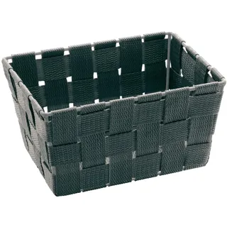 Wenko Aufbewahrungskorb Adria Mini rechteckig 19 x 14 x 9 cm grau