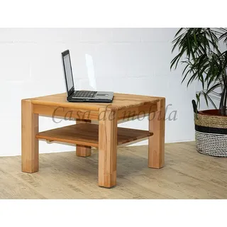 Massivholz Couchtisch 65x65cm Kernbuche geölt Wohnzimmertisch holz Beistelltisch