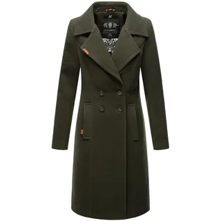 Navahoo Wooly Trenchcoat Damen Grün S