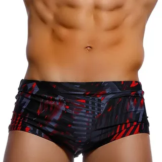 UXH Herren Push-Up Pad Badehose gepolstert vergrößern sexy Bademode Sonnenbad Surf Strand Shorts - Tag XXXL (US XXL)