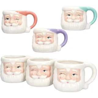 Mambocat Kaffeetasse 0,28 l Mehrfarbig 6 St.