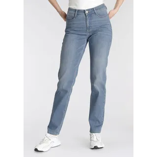 Stretch-Jeans MAC "Dream" Gr. 36, Länge 30, blau (light blue stone) Damen Jeans Röhrenjeans mit Stretch für den perfekten Sitz Bestseller