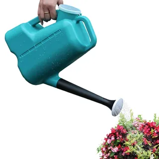 Sloane Gießkanne für den Außenbereich | Blumengießkanne für Pflanzen im Freien - Mit Deckel, Gartengießkanne, Duschauslauf, Gallonengießkanne, 5 l, Langer Auslauf