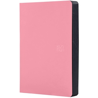 KUNNUI - Kalender 2022 - Tag Seite - 384 Seiten - A5-Format - 15 x 21 cm - inkl. Bullet Journal Notizbuch (Flamingo)
