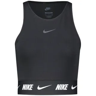 Nike Sportswear T-Shirt Damen Top W NSW CROP TAPE TOP (1-tlg) schwarz