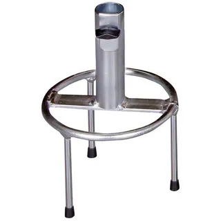 Doppler Sonnenschirmständer, Silber, Metall, 18.5 cm, rostfrei, Sonnen- & Sichtschutz, Sonnenschirme, Sonnenschirmständer