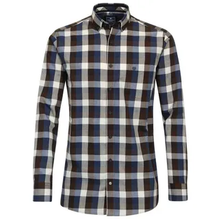 Redmond Langarmhemd Comfort Fit braun L