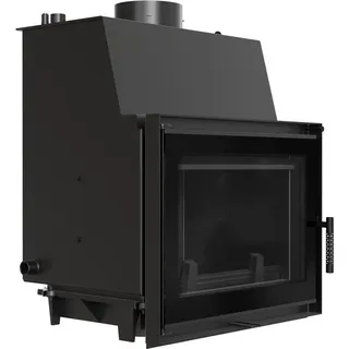 Kratki Zosia Deco Wasserführender Kamineinsatz Stahl Schwarz