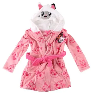 Cerdá LIFE'S LITTLE MOMENTS Dollhouse Bademantel, weich, Kapuze und Gürtel, warm und bequem, Fleece, Unisex, Kinder, Gabby ́S Dollhouse, 6 Jahre - 6 Jahre