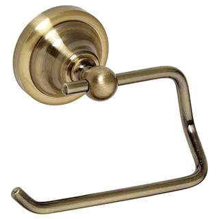 Brillantbad BETRO BRONZE Papierrollenhalter ohne Deckel Messing Bronze 135x100x90 mm für Bad & WC >> zum Bohren