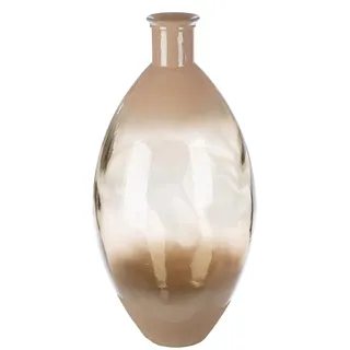 Gilde Vase Novelle blau, B:29cm H:59cm T:29cm Ø:29cm, Glas Vasen