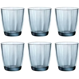 Bormioli Rocco Pulsar Ocean Trinkgläser, 30 cl, Blau, 6 Stück