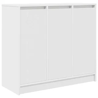 vidaXL Sideboard 85x34x76 cm Weiß Holzwerkstoff