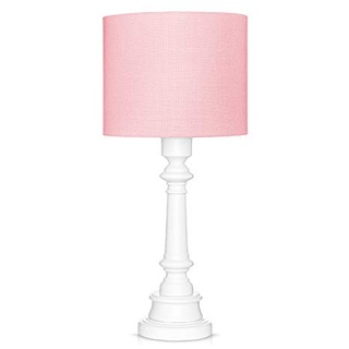 Lamps & Company Tischlampe Klassisch rosa, Nachtlampe Kinderzimmer ideal für Kinderzimmer Mädchen und Babyzimmer, passt als Schreibtischlampe, skandinavische Deko
