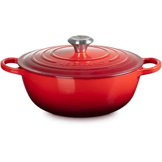 Le Creuset Bräter La Marmite Signature Ø 26cm - rot