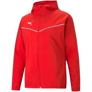 Puma teamRISE Allwetterjacke Herren red/white XL