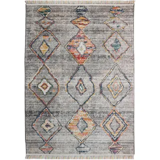 Novel Webteppich Intense, Grau, Textil, Abstraktes, rechteckig, 200x300 cm, Teppiche & Böden, Teppiche, Moderne Teppiche