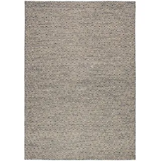rug and roll Skandi Handwebteppich 55 x 80 cm Grau