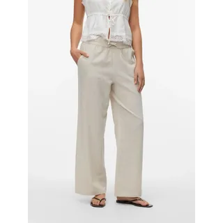 Vero Moda Vmcaia Mw Wide Pant Schlupfhose Beige XS