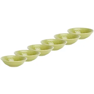 BUTLERS Schalen 200ml 6er Set Suppenteller SUMATRA Steinzeug Geschirr Suppenschüssel | Müslischale | Exotisch & gemustert | Mikrowellen- & spülmaschinenfest