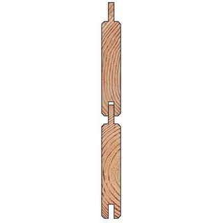 Delta Selbstbauzaun 90 x 194 cm Lärche Holz
