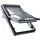 Außenrollo Screen 074 x 74 cm Schwarz